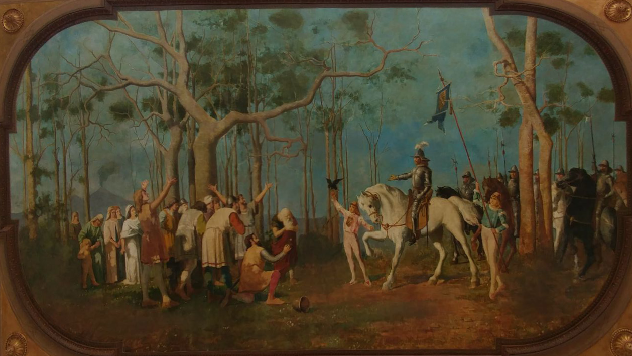 Augusto Moriani, Omaggio del popolo a Ruggero il Normanno, 1886